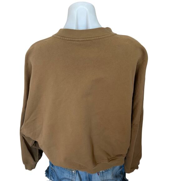 Marni Brown Oversized Logo Sweatshirt Size 12 Weekend Blockette Designer $650 - Picture 7 of 12